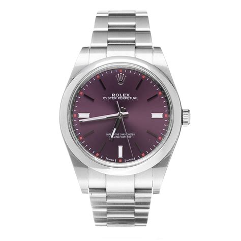 rolex oyster perpetual purple|rolex oyster perpetual 126000.